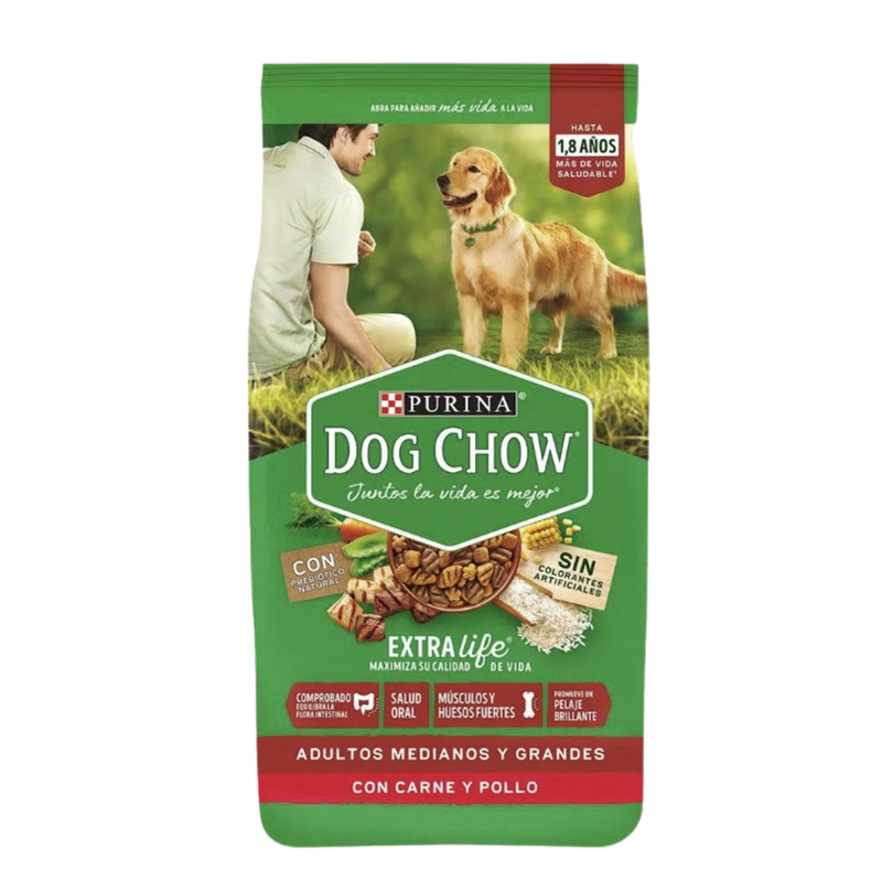Alimento Dog Chow Adulto Raza Mediana y Grande 16,5 kg