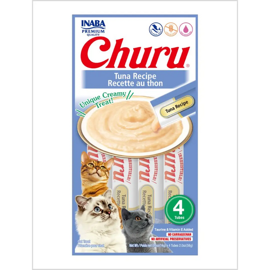 Sabor Churu para gatos de atún de la marca Mundotito, gel en sobre con textura suave y apetecible para mascotas felinas.