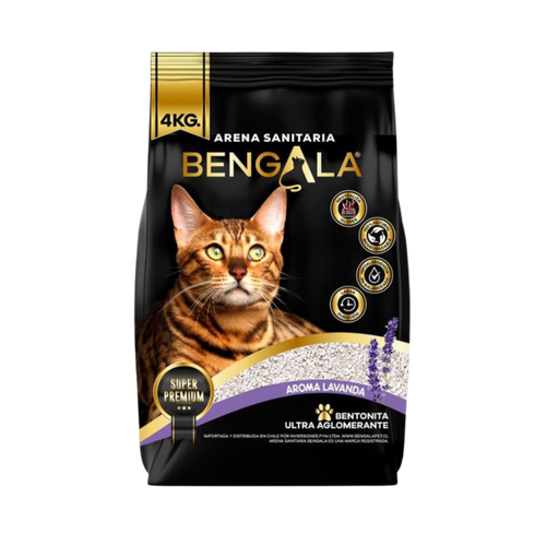 Arena para Gatos Bengala 20 kg (Bolsa 4 kg)