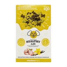 Galletas para Perros de Pollo Vainilla Healthy 400 grs.