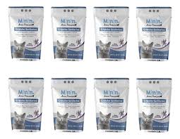Arena para Gatos Minino Cristales Caja 8 Bolsas
