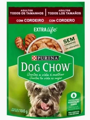 Dog Chow Sachet Adulto Cordero 100g.