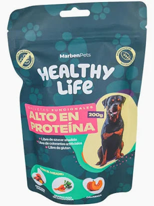 Galletas para Perros Alto en Proteinas Healthy  200 grs