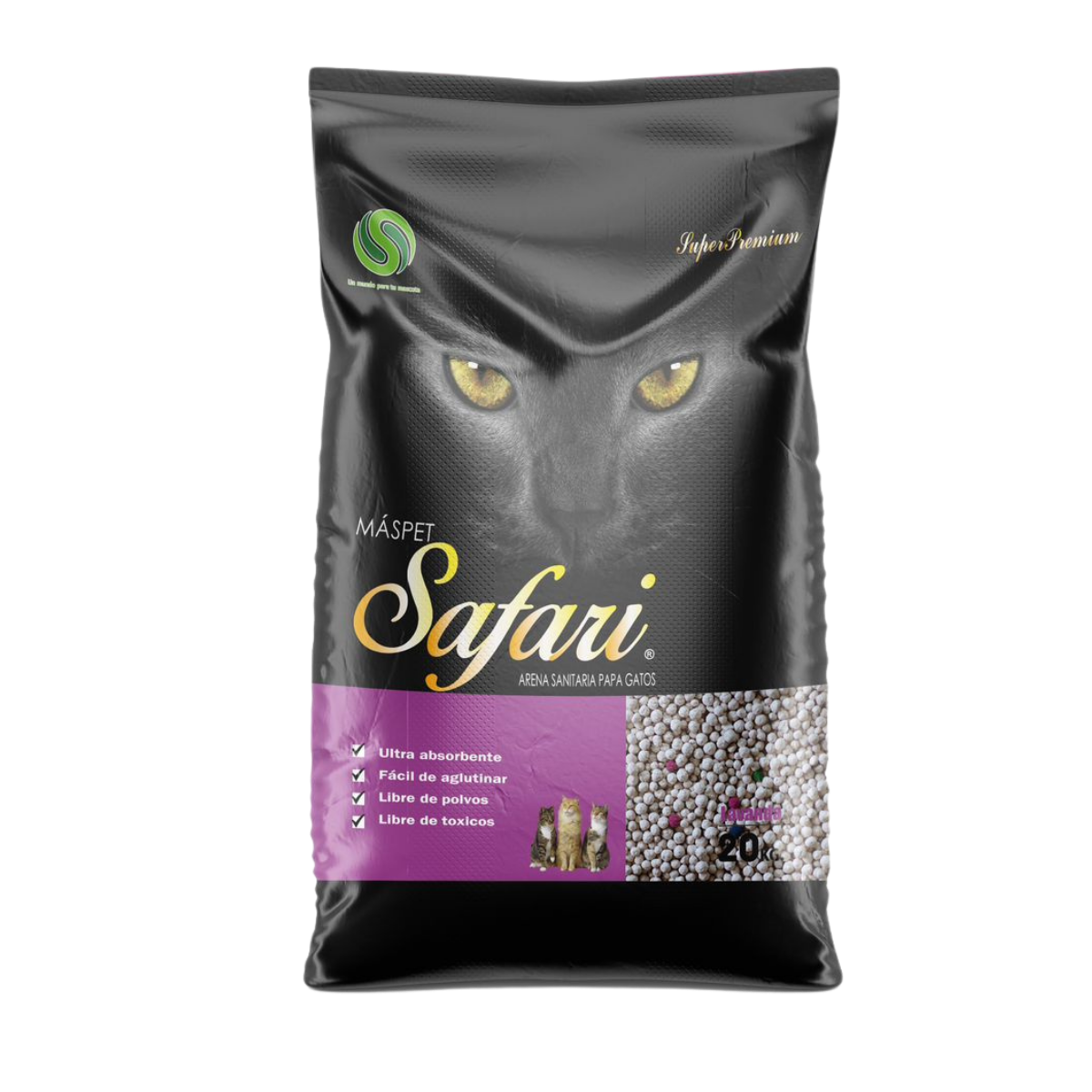 8_43b5960e-d0c4-4a74-be8a-b95608cec1d6.png Arena para Gatos Safari 20 kg (Saco) - Imagen 1