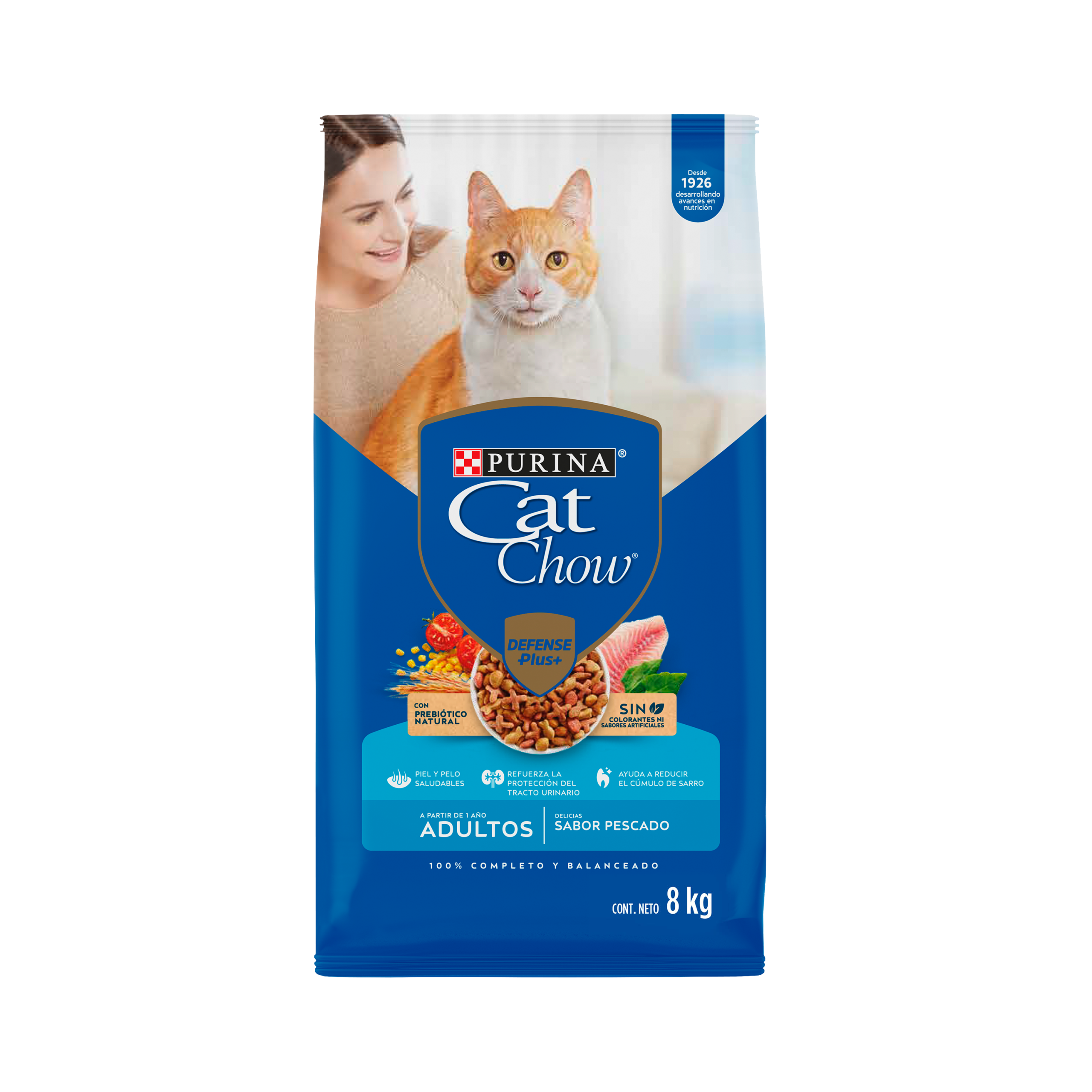 Alimento para Gatos Cat Chow 8 kg - Sabor Pescado - Purina Alimento para Gatos Cat Chow 8 kg - Sabor Pescado | Purina - Imagen 1