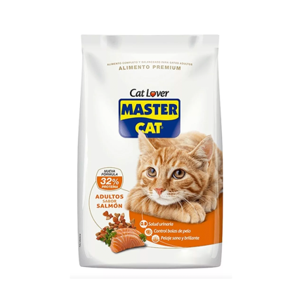 Alimento para Gatos Master Cat 20 kg - Sabor Salmón
