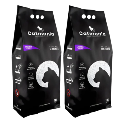 Arena para Gatos Catmania 17 kg - Aroma Lavanda