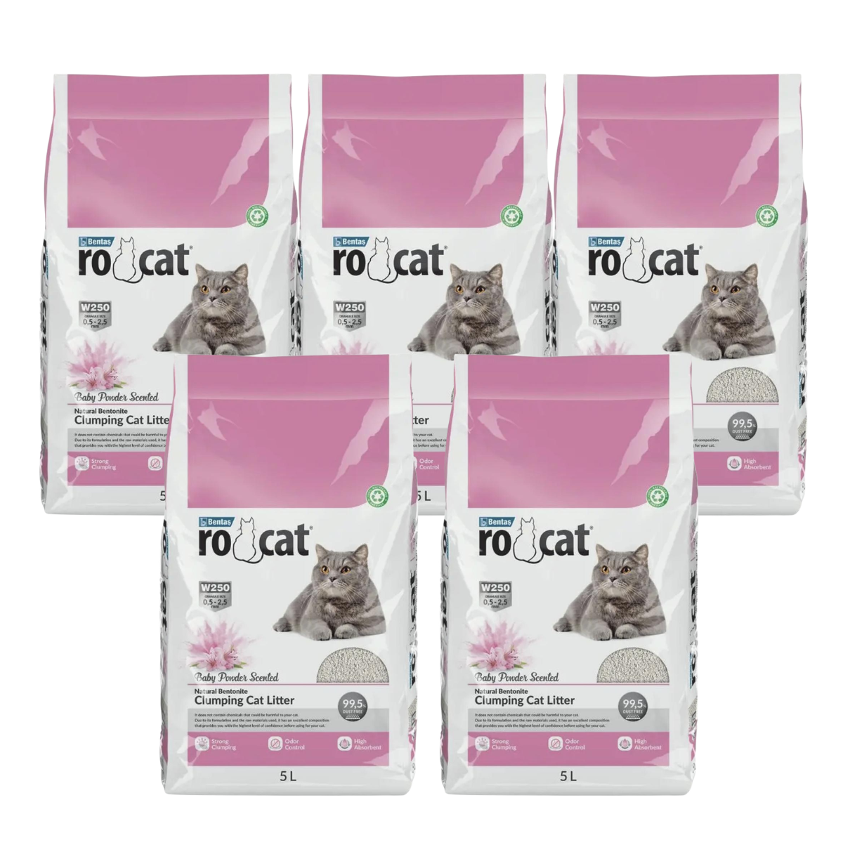 Arena para Gatos Rocat 21.25 kg - Aroma talco de bebe Arena para Gatos Rocat 21,25 kg - Aroma Lavanda - Imagen 1