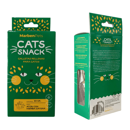 Galletas Rellenas Cat's Snack - Atún con Hierba Gatera