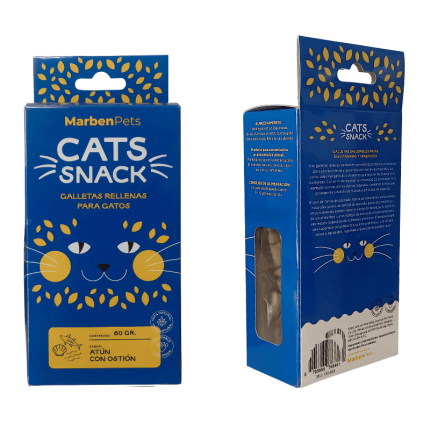 Galletas Rellenas Cat's Snack - Atún con Ostión