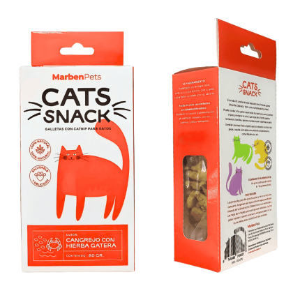 Galletas para Gatos Cat's Snack - Cangrejo con Hierba
