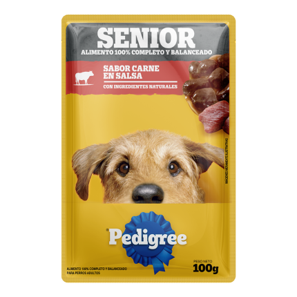 Sachet Pedigree Senior 100g - Sabor Carne