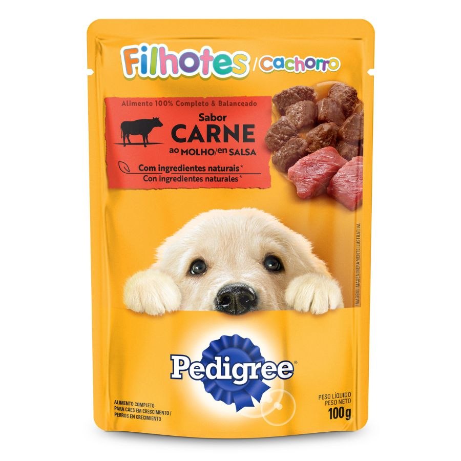 Sachet para Perros Pedigree 100g - Cachorros Sachet para Perros Pedigree 100g - Cachorros - Imagen 1