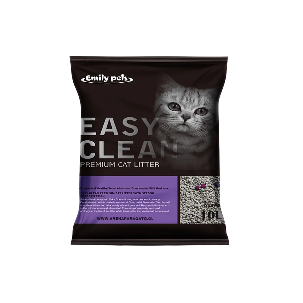 111 Arena para Gatos Easy Clean 4 kg - Aroma Lavanda - Imagen 1