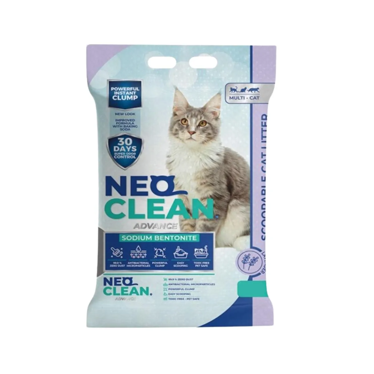 13 Arena para Gatos Neo Clean 20 kg - Aroma Lavanda - Imagen 1