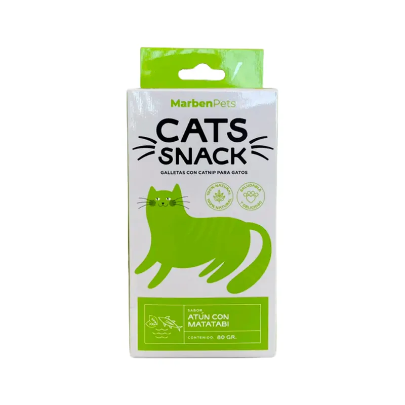 Cats Snack Galletas con Hierba Gatera Sabor a Pollo 80G