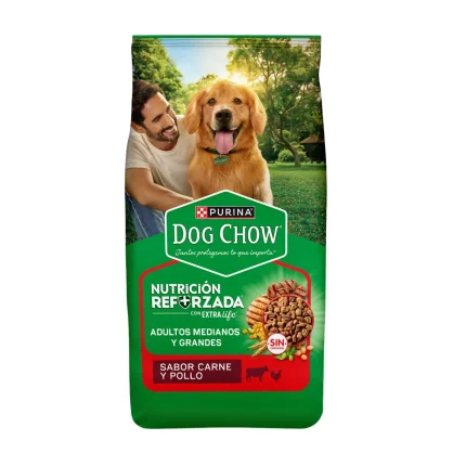 Alimento para Perros Dog Chow Adulto Razas Medianas y Grandes 19,5 kg - Carne y Pollo