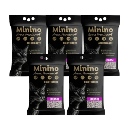 Arena para Gatos Minino 20 kg - Aroma Lavanda