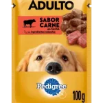 Sachet para Perros Pedigree 100g - Adulto Sabor Carne