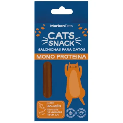 Salchicha para Gatos Monoproteica 15g - Salmón