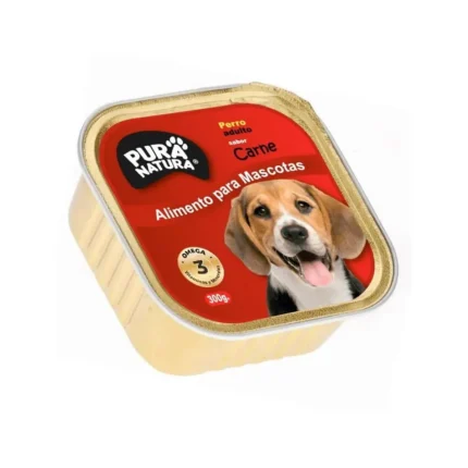 Lata Pura Natura para Perros 300g - Sabor Carne