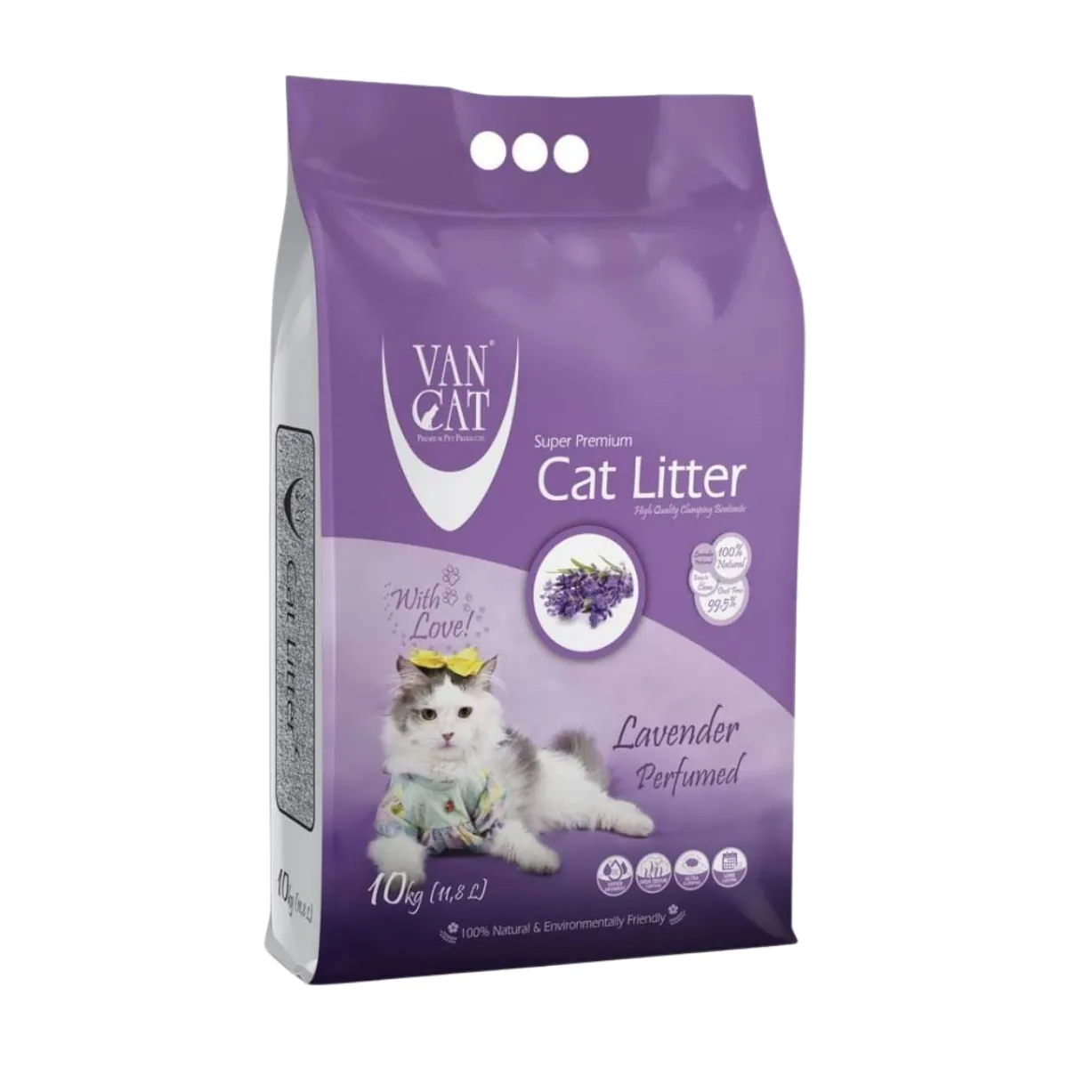 Arena Van Cat Grey con Carbón Activo: ¡Dale a tu gato la mejor experiencia de higiene con esta arena super premium!