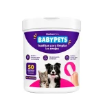 Toallitas Baby Pets para Mascotas - Limpieza de Orejas
