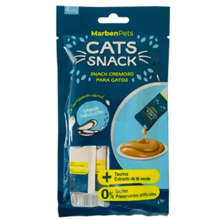 Snack Cremoso para Gatos Cat's Snack - Mejillón
