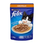 Sachet para Gatos Felix 85g - Sabor Pollo